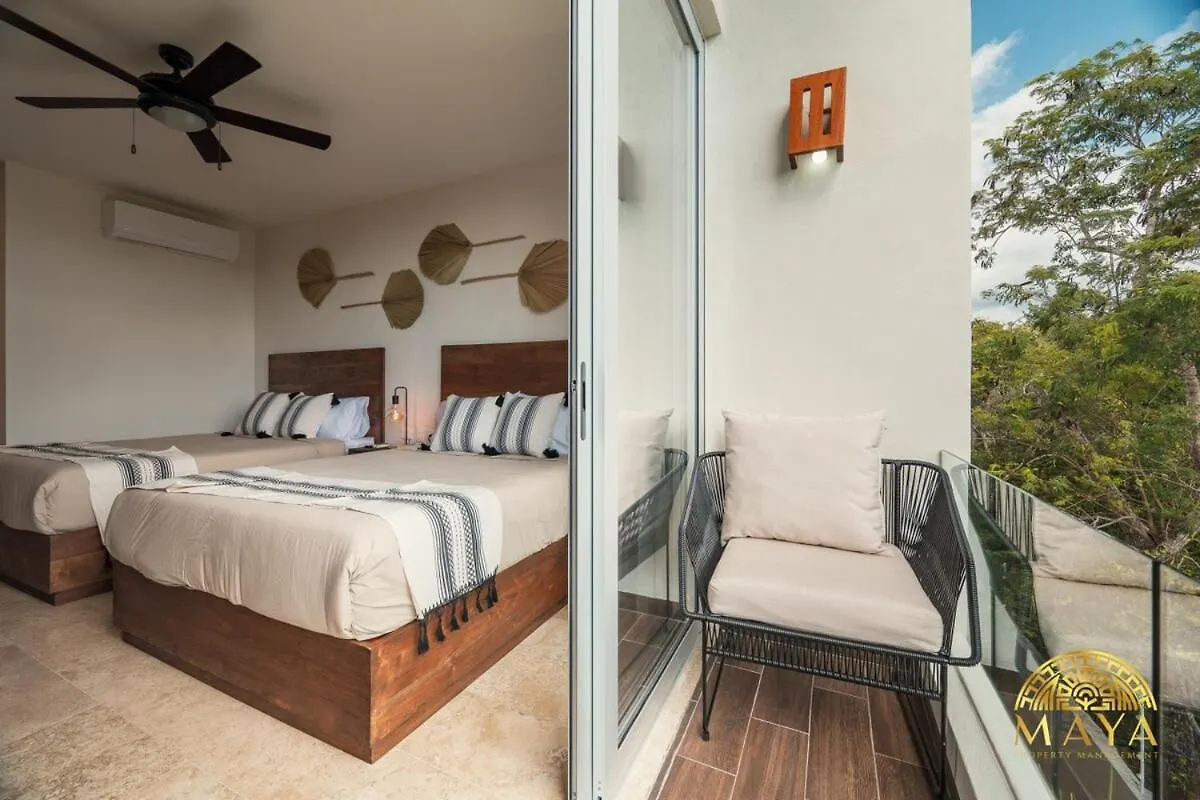 Appartamento Nhoa 312A Lux 2Br Condo Top Jungle View Aldea Zama Tulum