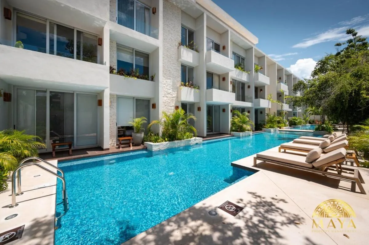 Nhoa 312A Lux 2Br Condo Top Jungle View Aldea Zama Tulum Apartment